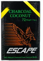 Уголь кокосовый ESCAPE 72 шт 25 мм