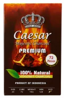 Уголь кокосовый CAESAR 72 шт 25 мм