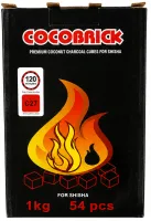 Уголь кокосовый Cocobrick 54 шт 27 мм